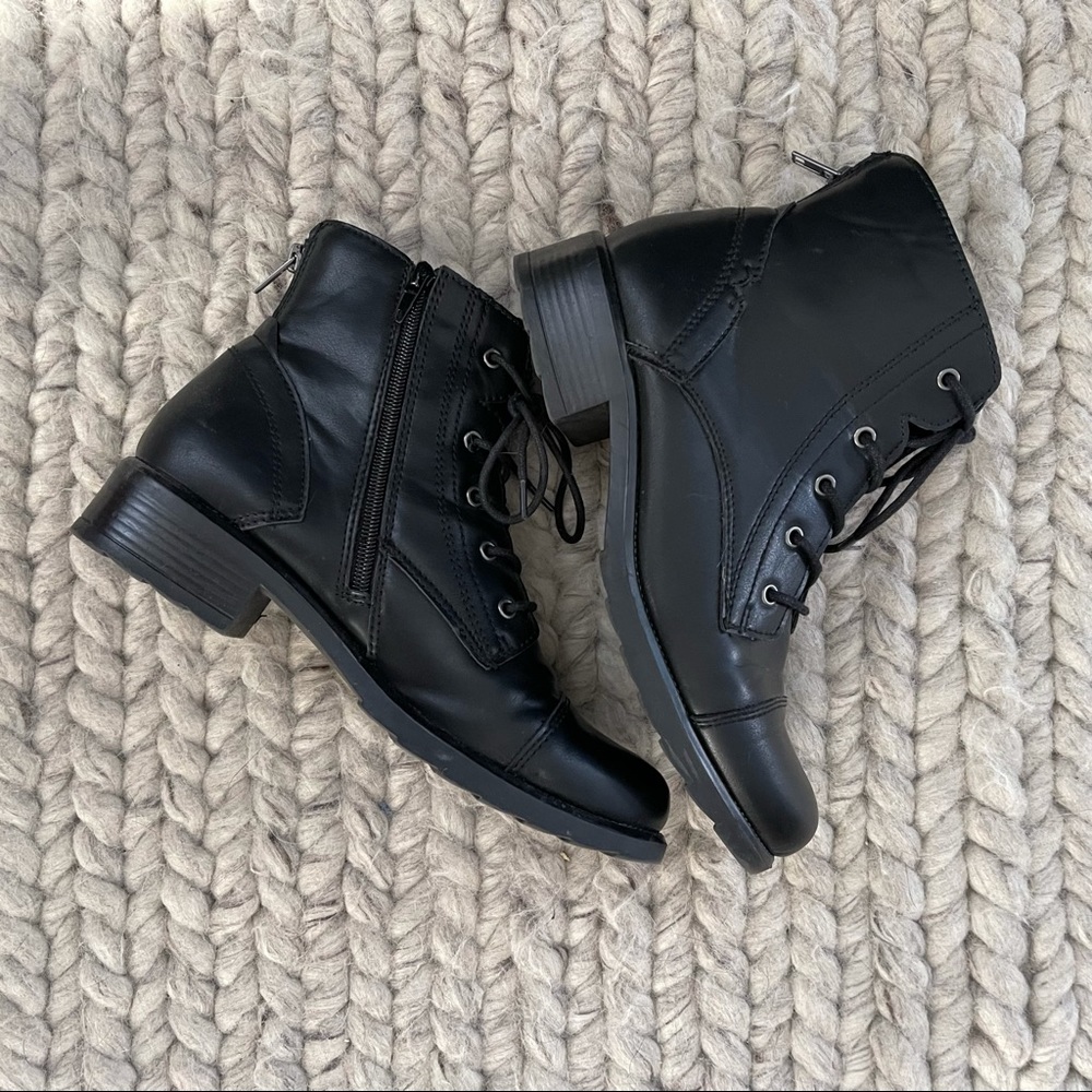 Madden Girl Lace Up Combat Boot